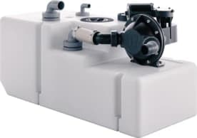 Waste water tank system 61lt, includes 24V pump & sensor