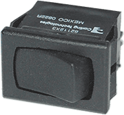 Rocker Switch DPDT - ON-(ON)