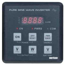 VETUS remote control panel for 12/24 V inverter