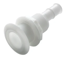 Thru-hull, Delrin, for hose Ø 32 mm (1 1/4")