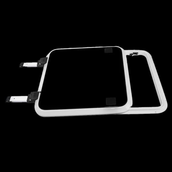 Bomar 1400 Series 33″ x 25″ Rectangle Extruded Aluminum Sliding Roof Hatch