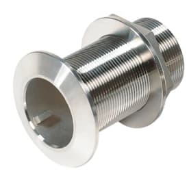 Thru-hull, stainless steel, chamfered flange, machined finish, G1¼