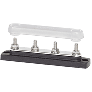 Common 150A BusBar - Four 1/4"-20 Studs with Cover