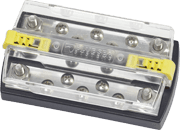 DualBus Plus 150A BusBar - 1/4"-20 Stud 5 Gang