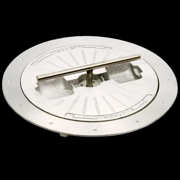 Bomar Commercial Grade Series 23″ Dia Round Non-Hinged Cast Aluminum Watertight Hatch - Weld Ring: No | Inside Outside Opening: Yes