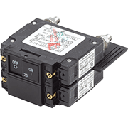 UL-489 Circuit Breaker - 25A Flat Rocker