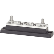 MaxiBus 250A BusBar - Two 5/16"-18 Studs and Six #10-24 Screws