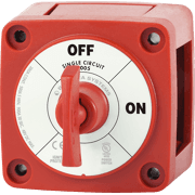 m-Series Mini On-Off Battery Switch with Key - Red